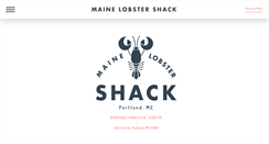 Desktop Screenshot of mainelobstershack.com